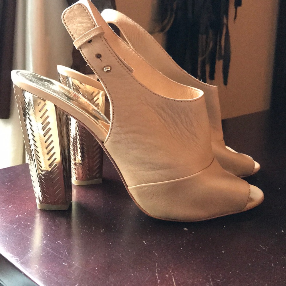 Coach Open Toed Heels